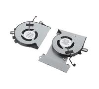 Generic Pièces d'ordinateur Portable Pièces de Remplacement de l'ordinateur Portable Ventilator de Boîtier d' Fit 2pcs 4pin CPU Ventilateur de Refroidissement pour Omen 15-CE / 17-AN