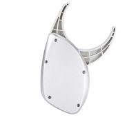 Generic Pied à Coulisse de Graisse Corporelle, Testeur de Mesure Précis des Plis Cutanés, Portable, pour Entraîneurs Personnels, Nutritionnistes, ABS Blanc, 11cm