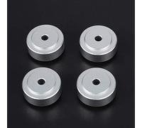 Generic Pieds D'Amplificateur en Aluminium, Coussinets D'amortisseur Durables pour Un Son Stéréo Réel, 4 Pièces Pieds D'Amplificateur en Alliage D'aluminium de 20 * 8mm pour Amplificateur, de Support