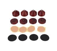 Generic Pieds D'isolation de Haut-Parleur en Bois de Rose, Accessoires de Vibration de qualité Supérieure pour Haut-parleurs de 6 à 8 Pouces, Améliorant la clarté du Son, 4 Pièces