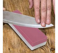 Generic Pierre à Aiguiser Outil Double Face Portable pour Couteaux de Cuisine Ciseaux Hachoir 3000# 8000# Pierre à Aiguiser pour la Cuisine Domicile Huile Corindon Blanc Naturel 2,0 * 1 * 0,4 Pouces