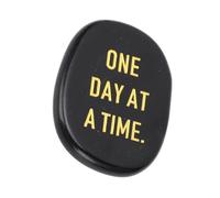 Generic Pierre Anti-Stress Portable, Pierre de Relaxation pour Soulager Le Stress Grâce à Son énergie Apaisante, Idéale pour la Maison, Le Bureau ou Les Voyages. (Obsidienne)