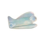 Generic Pierre de Guérison en Cristal, Pendentif en Forme d'ange chargé D'énergie Naturelle pour la Méditation et la tranquillité d'esprit, Pierre d'ange Fabriquée à la Main pour L'énergie Positive,