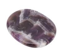 Generic Pierre de Massage pour Temps de Méditation, pour la Paix Intérieure, Effet de Soulagement du Calme, Séance de Yoga (PURPLE)