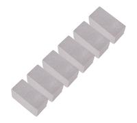 Generic Pierres Ponce de Piscine, Bloc de Nettoyage Durable pour évier de Cuisine, Cuvette de Toilette, Douche, Matériau PVC, Performance Longue Durée, 6 Pièces (Grand : env. 17,6x16,2x15cm /
