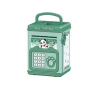 Generic Piggy Bank for Kids, Piggy Bank Toys with 100 Days Challenge Educational ATM Teachings Roll Auto Roll for Children Boys and Girls (Green)
