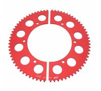 Generic Pignon divisé à 35 Chaînes, Pignon Arrière en Alliage d'aluminium à 71 Dents, Conception Légère à Changement Rapide à Faible Friction pour Mini Vélo Go Kart CT200U BT200X CT100U MB200