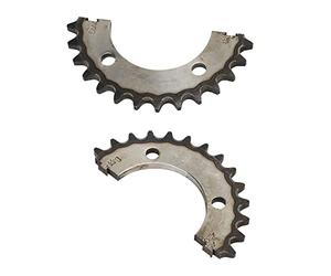 Generic Pignon Fendu 420 à 28 Dents, Pignon en Acier Durable pour Scooters, Vélos, VTT, Motos, Paquet de 2