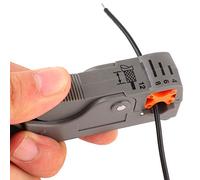 Generic Pince à Dénuder, Mini Coupe-fil Portable Réglable, Outil de Sertissage pour Câble Coaxial TV et Ligne de, Poignée en Métal et Plastique 10 X 1,8 X 3 Cm