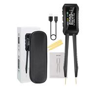 Generic Pince à épiler 10 KHz Testeur de Multimètre Numérique Affichage OLED pour L'analyse des Composants Outil D'impédance Portable électronique de Bricolage pour les étudiants (SK-BD1)