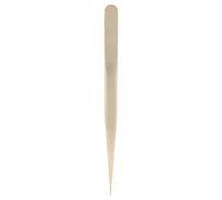 Generic Pince à épiler Droite Dorée en Acier pour Nail Art, Outils de Haute Précision pour Greffer et Séparer les Cheveux, 13 Cm, Antistatique, Forte dureté, 1 Pièce, Adaptée aux Professionnels et aux