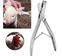 Generic Pince à Oreilles de Porc en Forme de U Pince à étiquette D'oreille en Métal pour Animaux de Ferme Outil Pratique de Marquage des Animaux Outil D'identification des de Porc 7,1 X 3,9 X 0,4