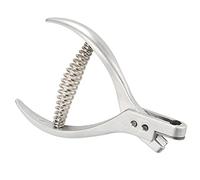 Generic Pince à Poinçonner, Perforatrice Manuelle en Forme de U en Acier Inoxydable, Pince à Ressort Allongée pour le Contrôle des Billets et les Projets d'artisanat