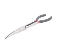 Generic Pince Coudée à 25 Degrés à Poignée Allongée avec Acier à Outils Durable pour Matériel Industriel 11 Pouces pour les Amateurs de Tours et D'outils de Tournage