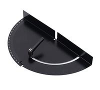 Generic Pince D'angle Noire pour le Travail du Bois, Fixation Haute dureté pour une Lecture Précise pour les Menuisiers (Rapporteur 180°)