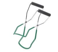 Generic Pince de Canette Anti-brûlure en Acier Inoxydable, pour Outil de Cuisine, Pinces à Bocaux Sûres pour la Cuisine en Conserve (GREEN)