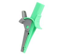 Generic Pince de Test Isolée, Clip électrique Durable et Fiable pour Voitures et Camions, Ouverture de 20mm, Laiton PA, 1 Pièce (GREEN)