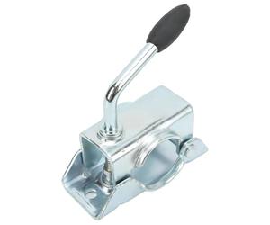 Generic Pince Fendue de Roue de Cric de Remorque, Support Antirouille pour Tuyau de 48 Mm, Support de Fixation de Pince en Fer galvanisé pour Un Retrait Rapide, 1 X Fendue de Roue de Cric