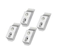 Generic Pince Latérale en Alliage D'aluminium 4 Pièces, Ensemble de Serrage Latéral à Profil Bas avec une Force Forte et une Poignée Stable de Positionnement Flexible pour Fraisage