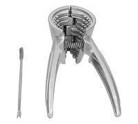 Generic Pince Ouvre-Noix Robuste pour Noix, Noisettes, du Brésil, de Macadamia, de Pécan, Amande, Argent (SILVER)