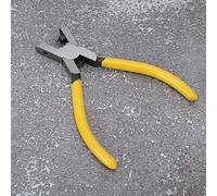 Generic Pince Perforatrice de Trou de Montre, Outil de Poinçonnage de Bracelet en Cuir Durable pour Bandes, Ceintures, œillets Jaunes, Kit de Réparation Pratique pour Divers Matériaux