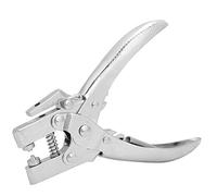 Generic Pince Perforatrice Double Fonction en Acier avec Poignée Antidérapante pour Perforer et Relier le Papier en Cuir 100 Boutons pour Ateliers Bureaux Profondeur 12 Mm