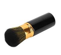 Generic Pinceau à Fard à Joues Rétractable à Cheveux Doux, avec Forte Préhension de Poudre pour un Look de Maquillage, pour Voyage, Cheveux en Fibres (BLACK)