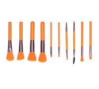 Generic Pinceau à Poudre Libre Créant un Pinceau de Maquillage Naturel Doux, Semblable à une Brume, pour les Voyages, le Travail, la Vie et la maison. (ORANGE)