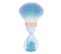 Generic Pinceau à Poussière pour Nail Art, Applicateur Doux de qualité Supérieure pour Manucure et Maquillage, avec Poignée élégante, adapté au Fard à Joues et à la Poudre Libre, ABS, Poils en Nylon