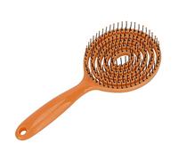 Generic Pinceau à Rejet, Pinceau Antistatique en Circulation Super Doux pour les Cheveux Bouclés pour la Plupart des Gens (BROWN)