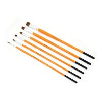 Generic Pinceau, Poils de Loup avec 6 Pcs Aquarelles Brosses à Aquarelle Ensemble pour la Peinture