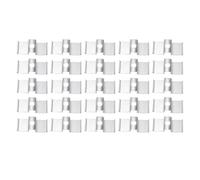 Generic Pinces à Grille en Acier galvanisé, Pinces de Selle Durables pour Systèmes de Drainage de Sols Industriels, 25 Pièces 6,5x2,9 Cm