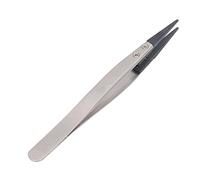 Generic Pincette d'électricien, Pincett Antistatique, Polissage Fin, Plastique en Fibre de Carbone, Poignée Pratique et Stable pour le Traitement électronique