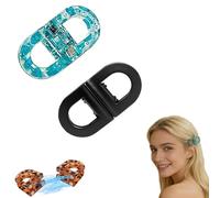 Generic Pinzas para el Pelo con Imán Plano, Pinza magnética inteligente para el pelo para mujer, Cierre Magnético Seguro para Sesiones de Fotos, 4 Tonos para Atuendos Elegantes, uso diario y fiesta