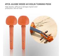 Generic Pipes de Violon 4/4 Facile à Installer et à Utiliser des Chevilles de Violon, du Bois Haute densité de Haute qualité et du Durable pour les Amateurs d'instruments