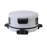 Generic Pizza électrique Maker, 2000W Pizza Four Temple Contrôle sans Bâton Revêtement pour le Pain de Hamburger à Steak (Prise UE)