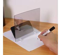 Generic Planche à Dessin à Réflexion Miroir avec luminosité Réglable, Boîte à Lumière LED pour Dessiner Facilement, Idéale pour Développer la Coordination œil-main, L'industrie de L'animation