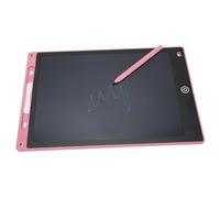 Generic Planche à Dessin écriture Lisse 12 Pouces écran Couleur pavé d'écriture Une Touche Effacement Améliorer la Concentration pour l'éducation (Pink)