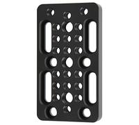 Generic Planche de Montage de Plaque à Fromage de Caméra en Aluminium, pour Poignée Supérieure de Cage de Caméra avec Trous de Vis de 1/4 Pouces et 3/8 Pouces 9x5cm