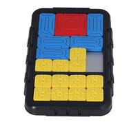 Generic Planche de Puzzle Coulissante pour Enfants, Développer des Défis de Pensée Logique, Jouet de Puzzle Portable pour Enfants (Noire)