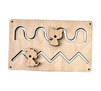 Generic Planche Occupée Montessori, Matériel de Bricolage, Compétences Motrices Non Peintes, Accessoires D'enseignement éducatifs, Jouet Sensoriel, Activité P, Labyrinthe