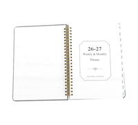 Generic Planificateur 2026-2027, Livre de Planification Académique avec Papier épais et Citations de Motivation pour étudiants et Enseignants, 8,5x6,3 Pouces (GRAY)