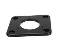 Generic Plaque D'adaptateur de Port de Chargement pour Voiturette de pour Noco GCP1 - Couvercle de Chargeur de Conversion au Lithium Durable pour Voiturettes de EZGO TXT - Métal Noir - Ensemble de