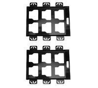 Generic Plaque d'assemblage de Boîte à Outils, 100 Lb Capacité de Chargement Plaque de Base de Boîte à Outils Changement de de Base pour le Package pour Panneaux MOLLE (BLACK)