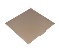 Generic Plaque de Construction PEI Double Face pour Imprimante 3D, 377x370mm, avec Base Magnétique pour Ender 5 Plus, Forte Adhérence et Bel Effet Mat
