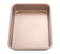 Generic Plaque de Cuisson en Acier au Carbone Antiadhésive pour Usage Domestique et Commercial - Plaque de Four Multifonctionnelle - Parfaite pour les Gâteaux et les Pâtisseries - 28 X 23 X 5 Cm