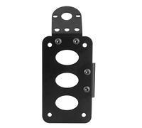 Generic Plaque de Montage pour Support D'immatriculation de Moto en Alliage D'aluminium, Durable et Légère, Prend en Charge Une Installation Horizontale/Verticale, Idéale pour la Personnalisation de