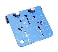 Generic Plaque de Position de Gabarit de Charnière Modèle Pratique pour un Perçage Précis pour les ébénistes Alliage D'aluminium de Haute qualité Charnières Dissimulées 26 Mm 35 Mm