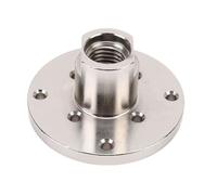 Generic Plaque Frontale de Tour à Bois 4 Pouces Durable avec Mandrin à Vis pour Broche 1 En-8TPI | Utilisation pour Tourner un Petit Bol | Construction en Acier N ° 45