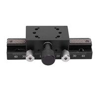 Generic Plate-forme de Platine Coulissante 30 X 50 Mm, Réglage Fin Manuel, Platine de Traduction Linéaire pour des Réglages Précis et des Applications de Mesure